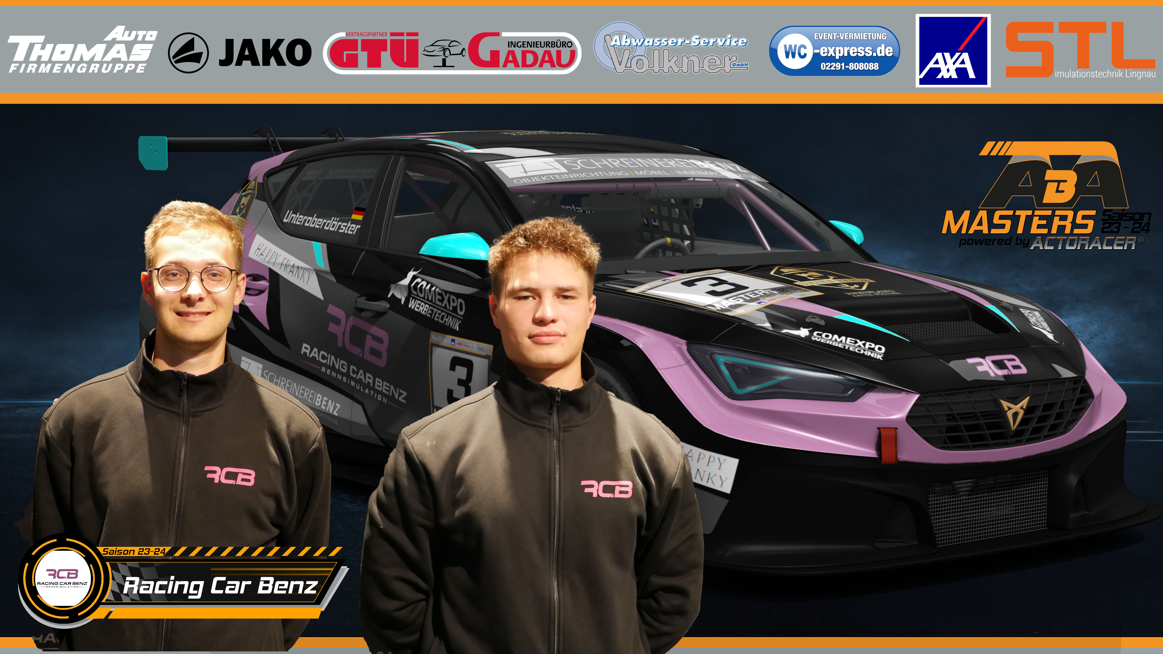 team racing car benz 2